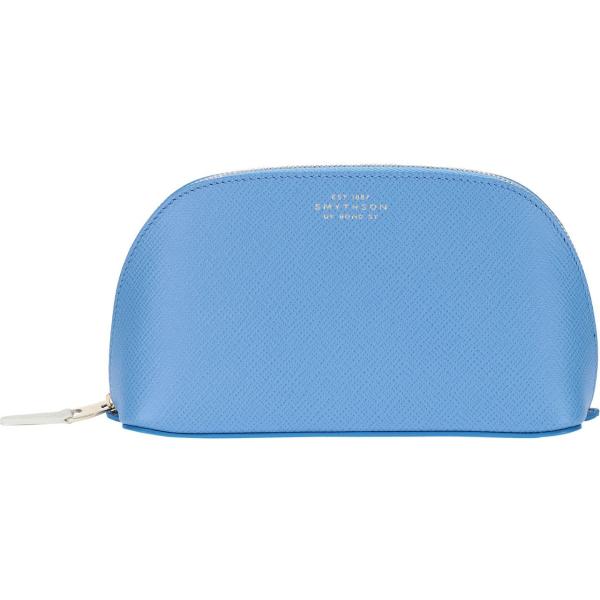 borse Smythson blu tinta unita