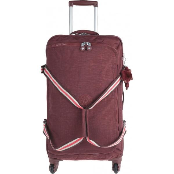 Borsa da viaggio con manico e zip interno foderato in tessuto tecnico tinta unita Kipling tinta unita