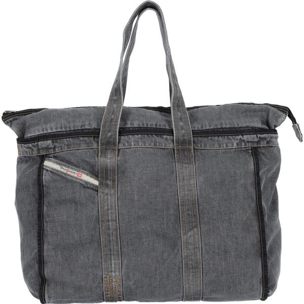 borse sportive Diesel grigio tinta unita