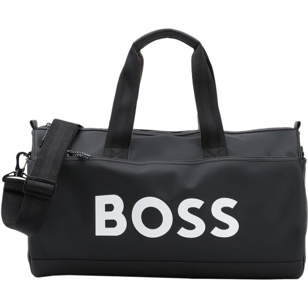 borse sportive Boss nero tinta unita