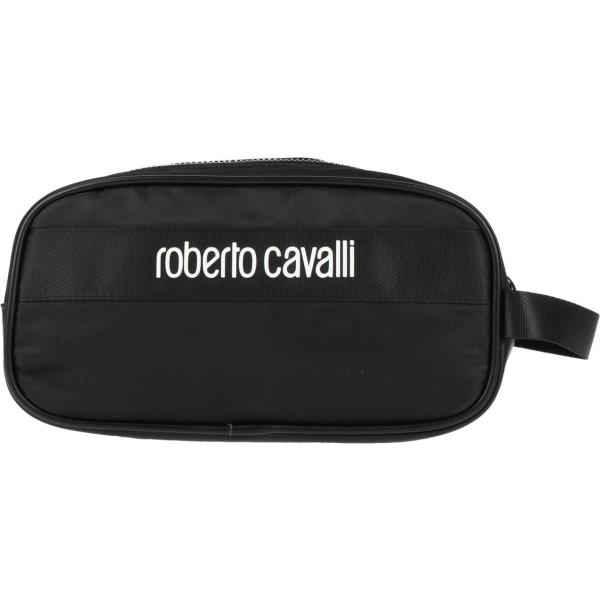 borse sportive Roberto Cavalli nero tinta unita