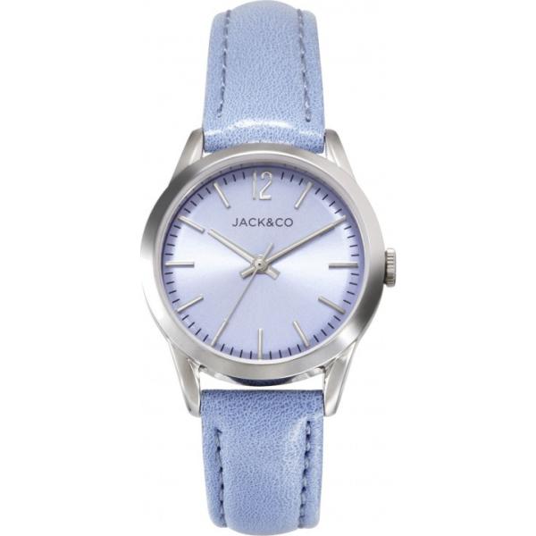 Orologio con fibbia in pelle sintetica Jack&Co