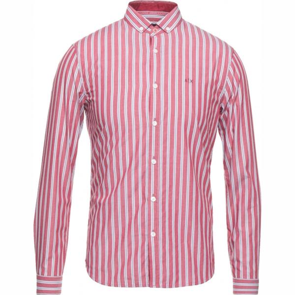camicie Armani Exchange rosa a righe