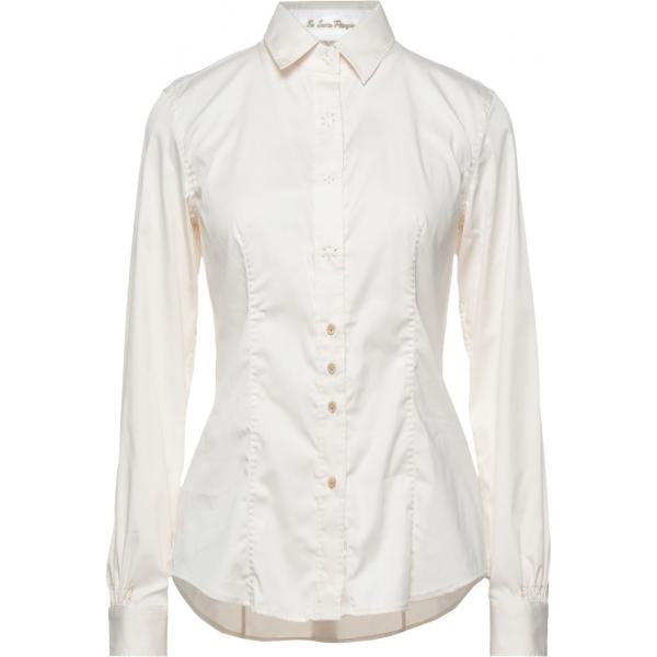 camicia da donna in grigio chiaro collo classico senza tasche a maniche lunghe Le Sarte Pettegole