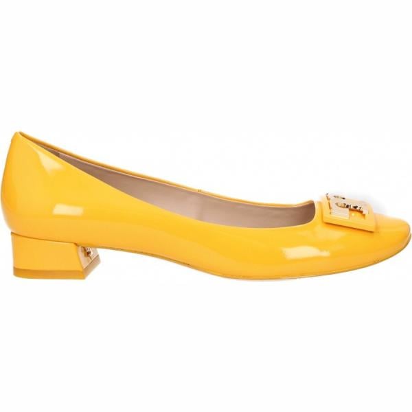 Décolleté effetto vernice con logo frontale Tory Burch