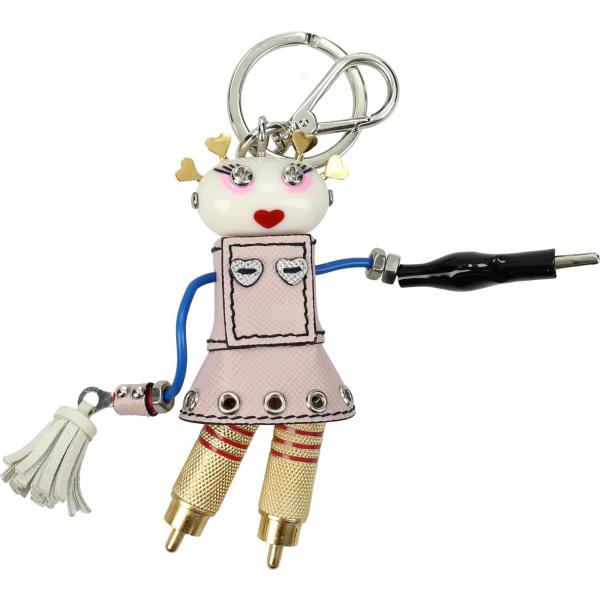 portachiavi Prada rosa