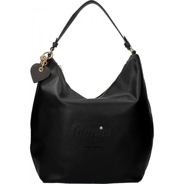 Borsa a spalla con strass nero Blugirl - Blumarine nero