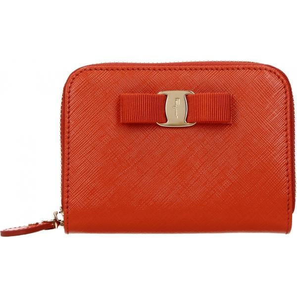 portafogli Salvatore Ferragamo arancione