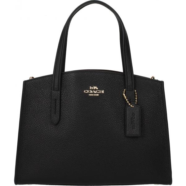 Borsa a mano con tasca interna nero Coach nero