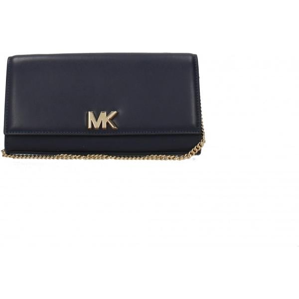 Pochette con logo frontale blu Michael Kors blu