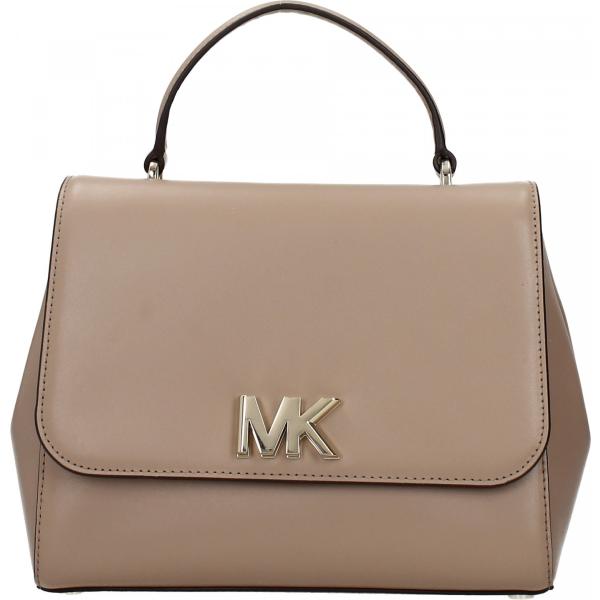 Borsa a mano con bottoni beige Michael Kors