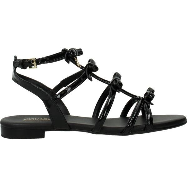 Sandali effetto vernice nero Michael Kors nero