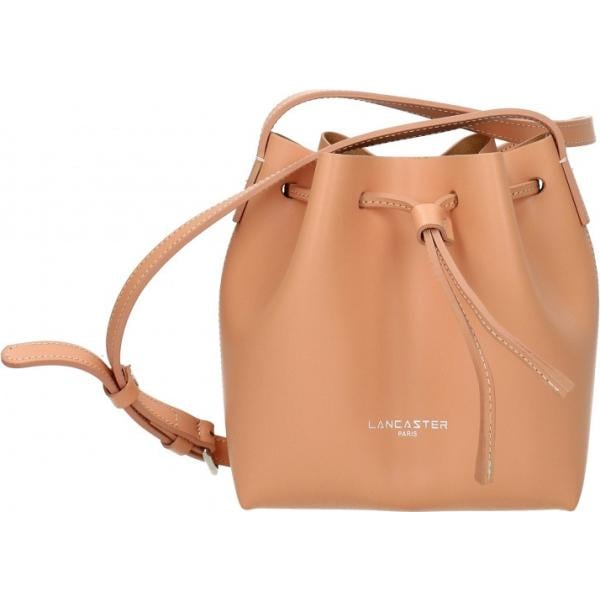 Borsa a tracolla con logo frontale rosa Lancaster rosa