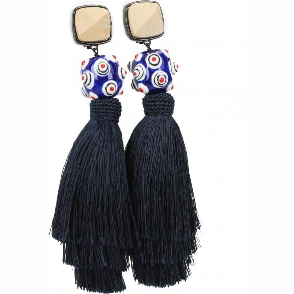 orecchini Tory Burch blu