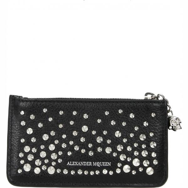 portafogli Alexander McQueen nero