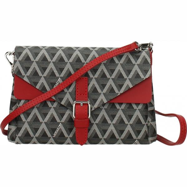 Borsa a tracolla con stampa e tasca interna Lancaster con stampe
