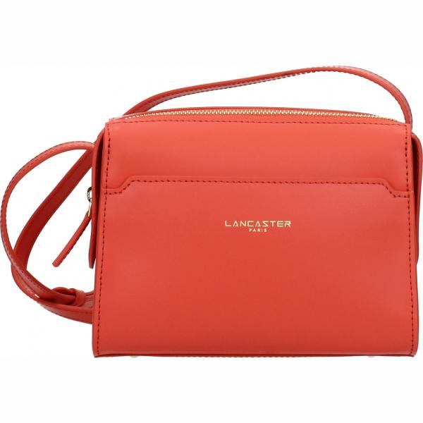 Borsa a tracolla con bottoni rosso Lancaster rosso
