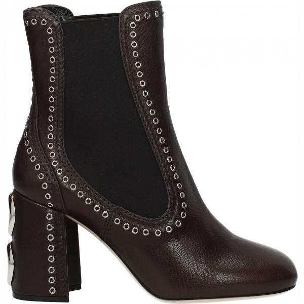 stivaletti Miu Miu marrone
