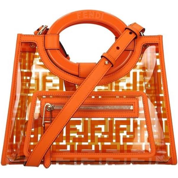 borsa a mano Fendi arancione