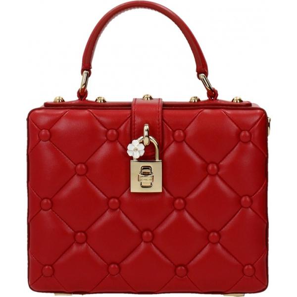 Borsa a mano con tracolla regolabile rosso Dolce&Gabbana rosso
