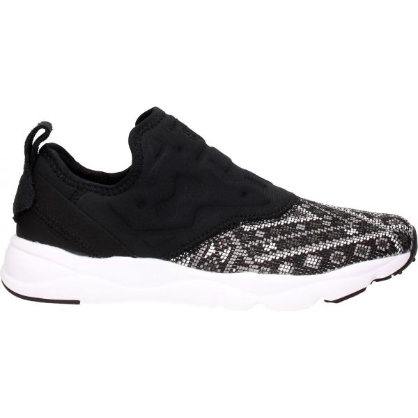 sneakers Reebok nero con stampe