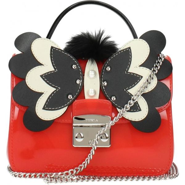 Borsa a mano rosso Furla rosso
