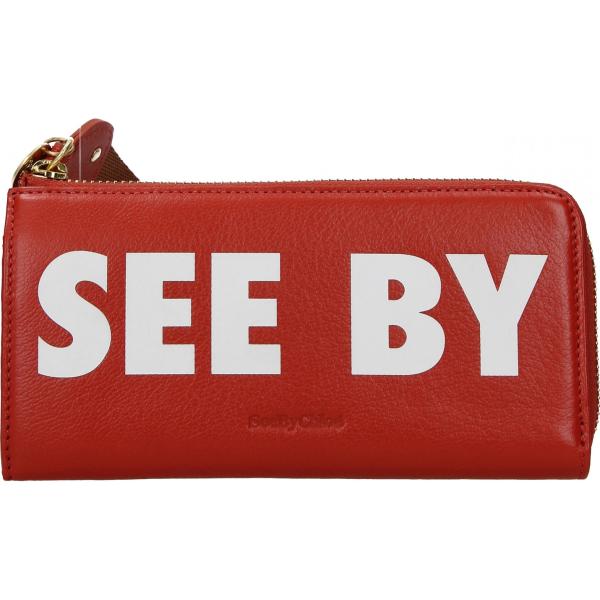 portafogli See by Chloé arancione