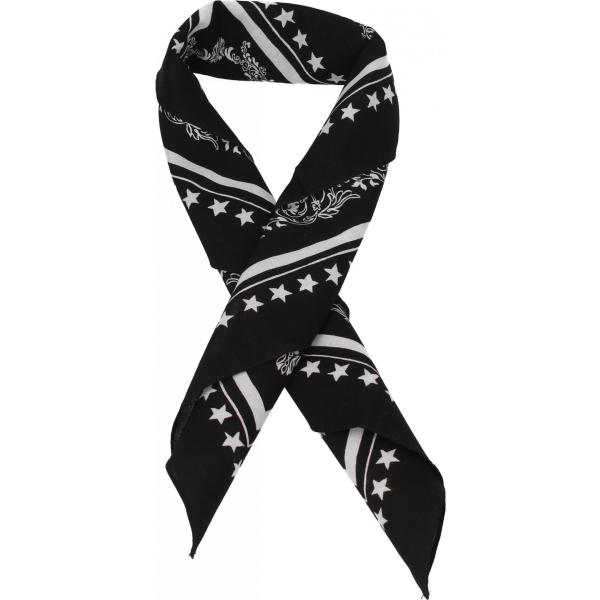 foulard Dolce&Gabbana nero con stampe