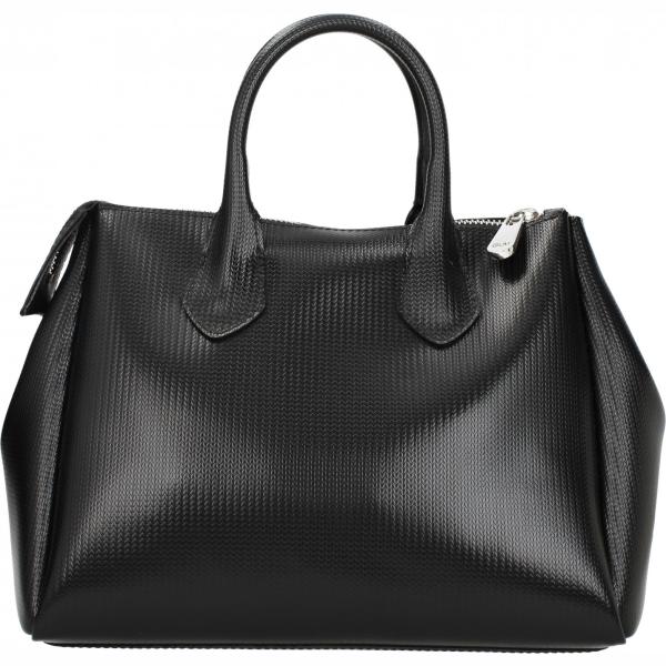Borsa a mano con bottoni nero Gum By Gianni Chiarini nero