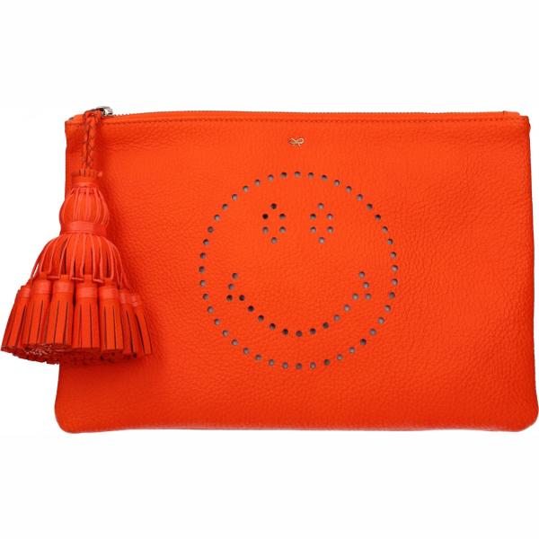 pochette Anya Hindmarch arancione