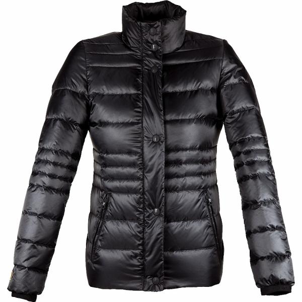 Piumino con logo frontale nero Peprai nero