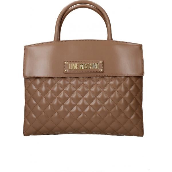 borsa a mano Love Moschino marrone