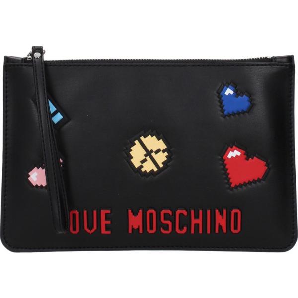 Pochette con tracolla removibile nero Love Moschino nero