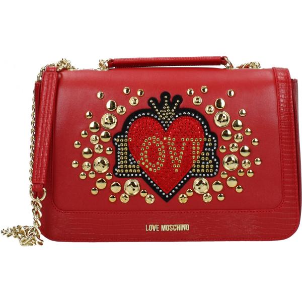 borse a spalla Love Moschino rosso
