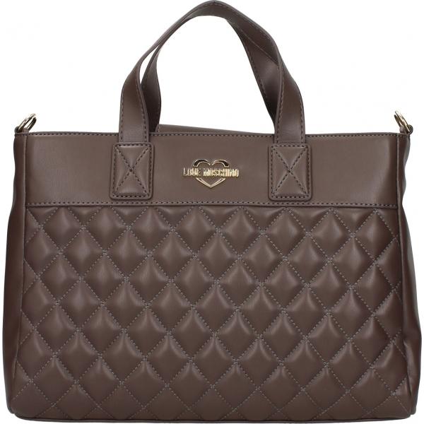 borsa a mano Love Moschino grigio
