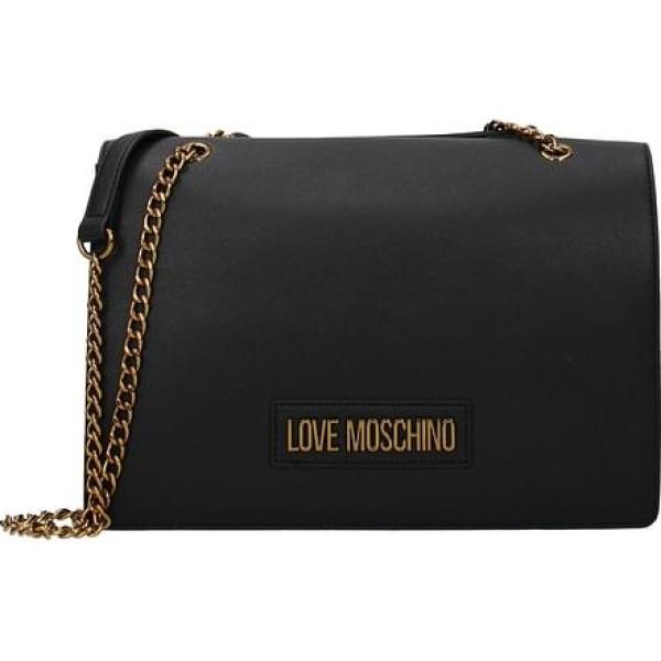 borsa a spalla Love Moschino nero