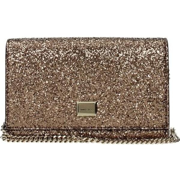 pochette Jimmy Choo marrone