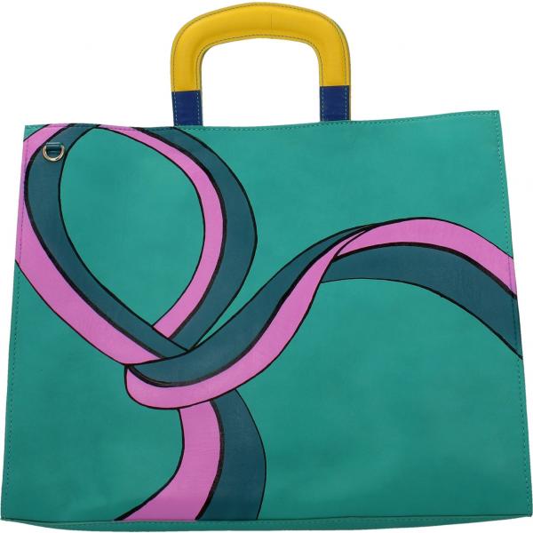 borsa a mano Roberta di Camerino verde
