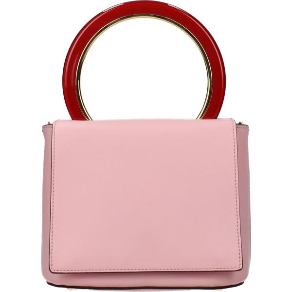 Borsa a mano con tracolla regolabile rosa Marni rosa