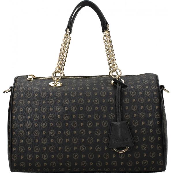 Borsa a mano con manico nero Pollini nero