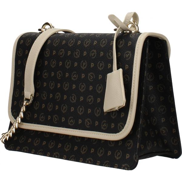 Borsa a mano con manico nero Pollini nero