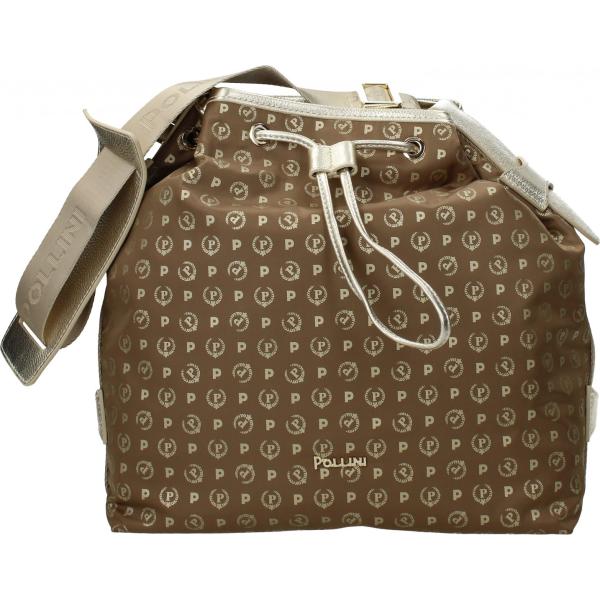 borsa a spalla Pollini marrone