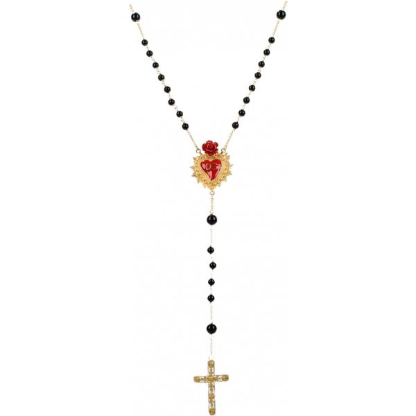 Collana in ottone nero Dolce&Gabbana nero