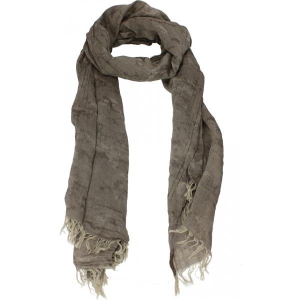 Foulard con stampa e frange verde Woolrich verde con stampe