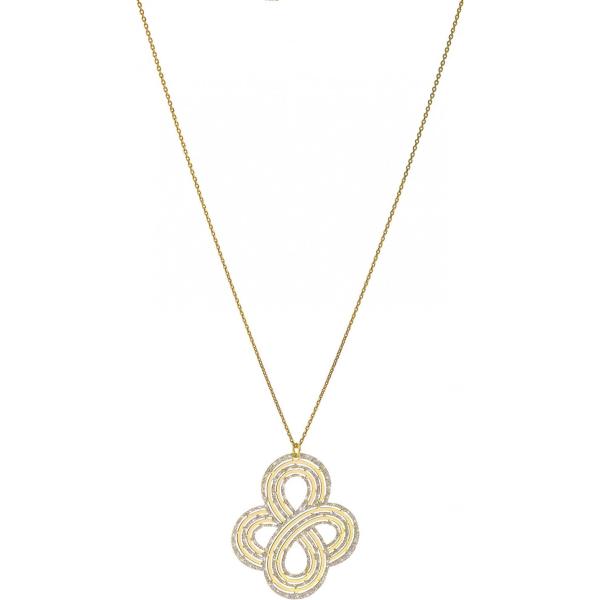 Collana glitter girocollo in argento 925 oro Stroili