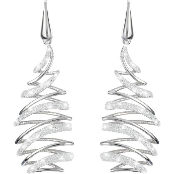 Orecchini glitter in ottone rodiato Stroili