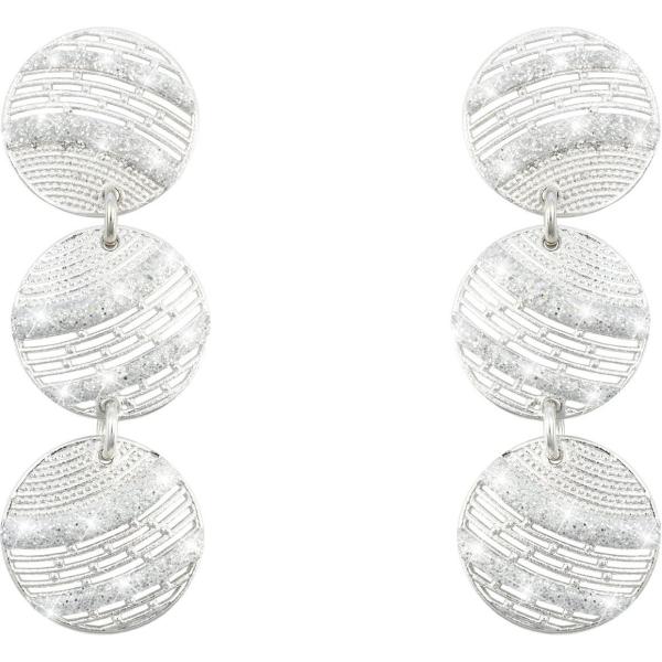 Orecchini glitter in ottone rodiato Stroili