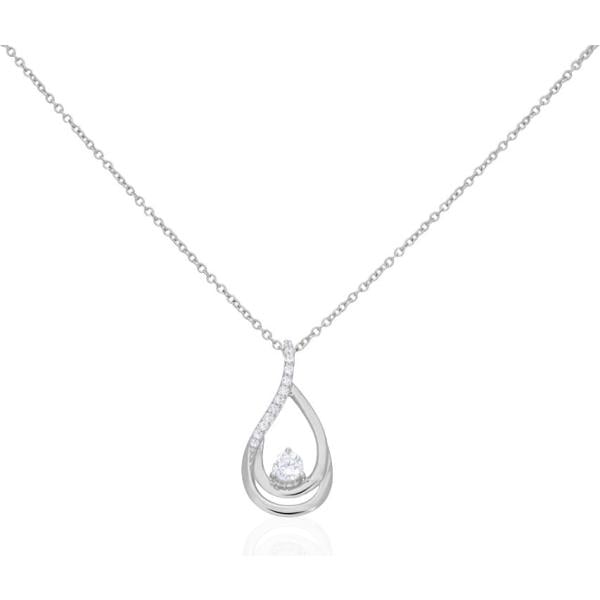 Collana a goccia con ciondolo girocollo argento Stroili