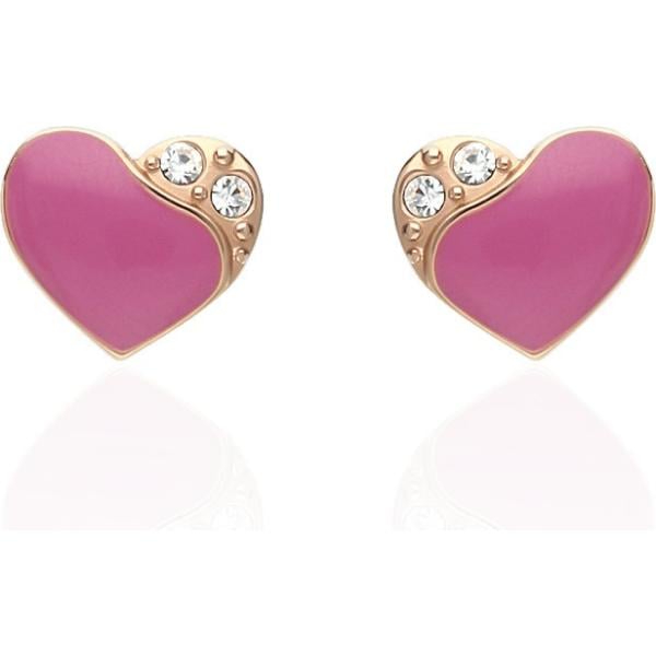 Orecchini con strass fucsia Stroili