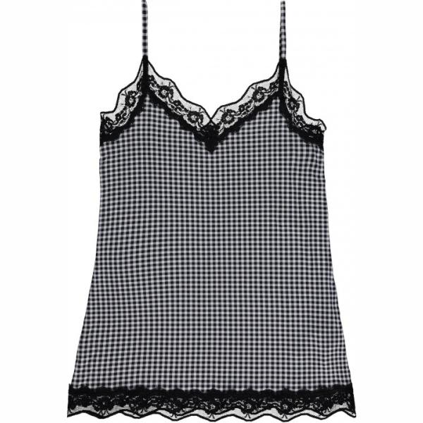 Canottiera con pizzo e stampa con spalline sottili Tezenis